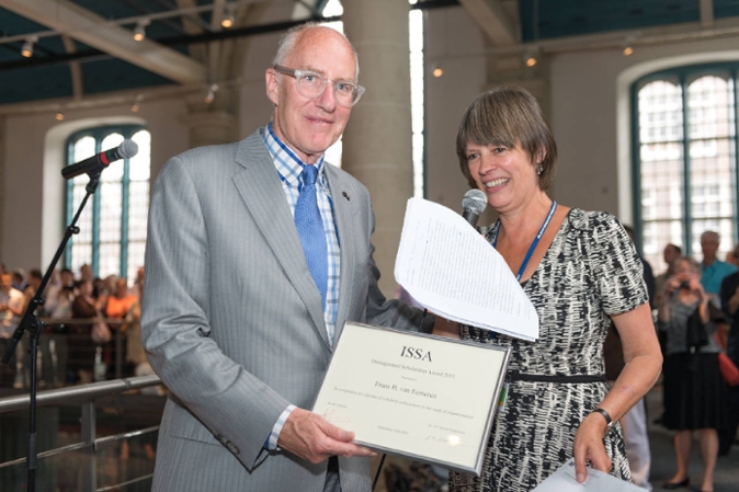 Presentation of the 2011 ISSA Award by Francisca Snoeck Henkemans, on 4 July 2014, at the Zuiderkerk in Amsterdam